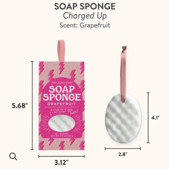 NIB Studio Oh! Soap Sponge Grapefruit - Picture 3 of 5